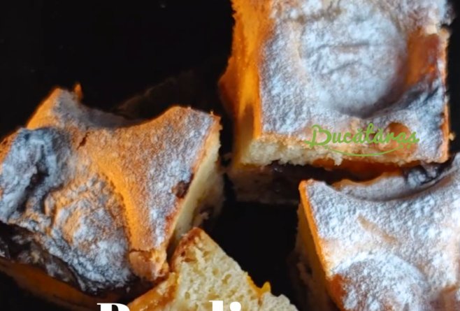 Prăjitură cu budincă de ciocolată și caise - Delicioasă și aromată