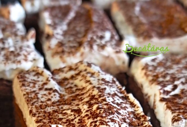 Brownie cu crema de mascarpone - Deliciul ciocolatos care te cucerește