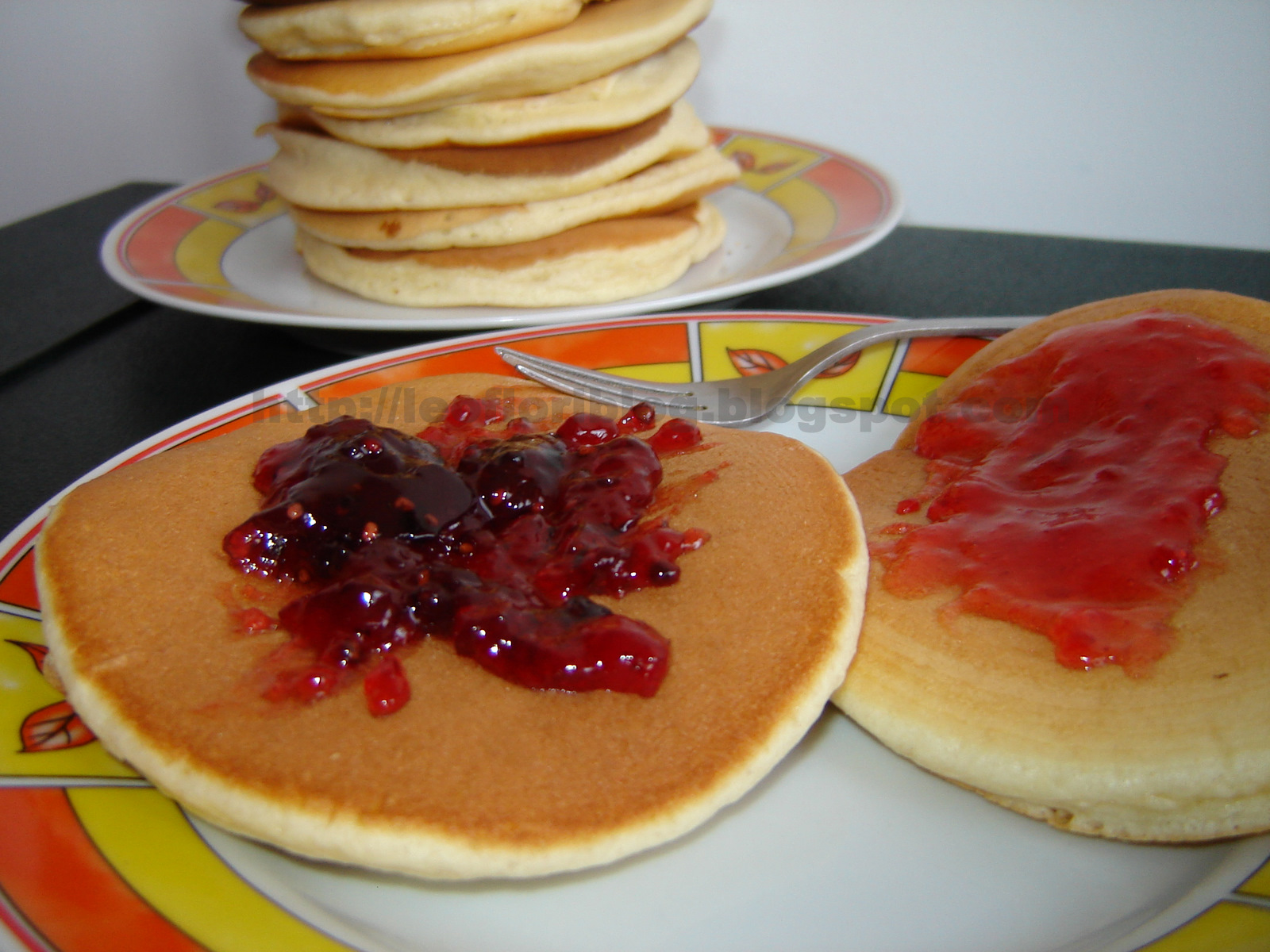 Desert pancakes a la Jamie Oliver