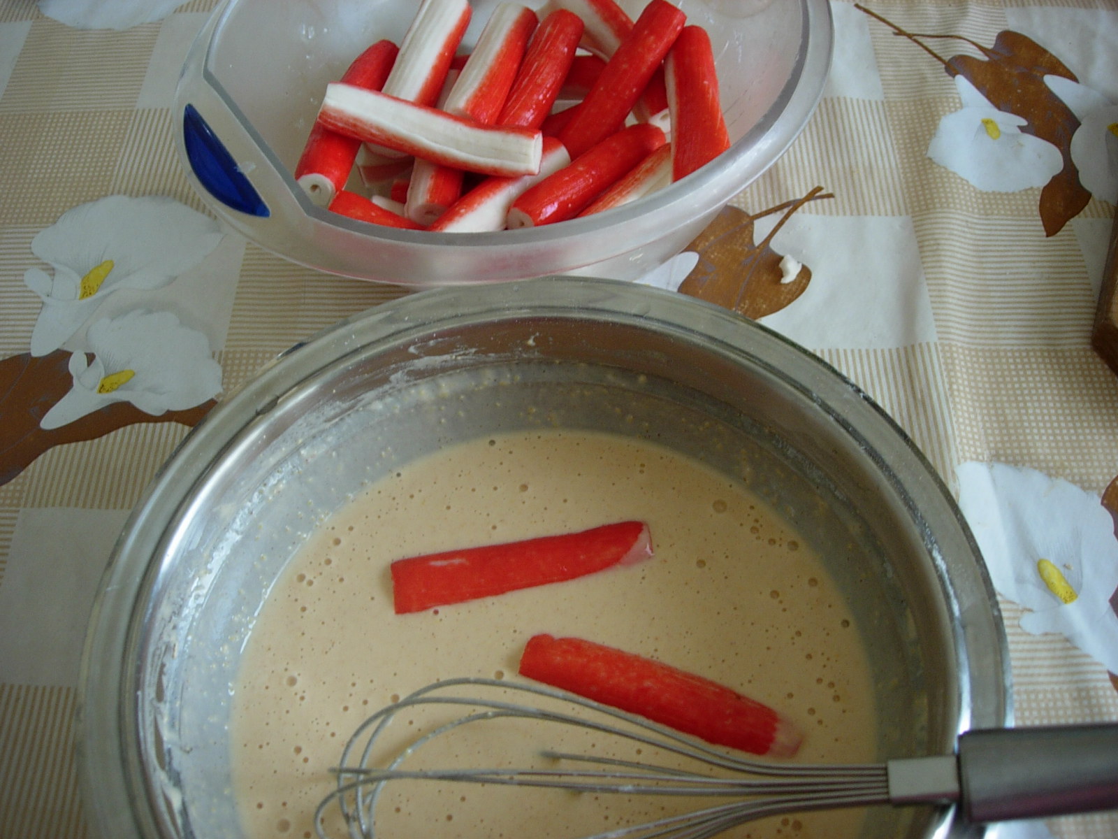 Surimi cu garnitura de orez