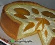 Tarta cu branza aromata cu vanilie si piersici-3