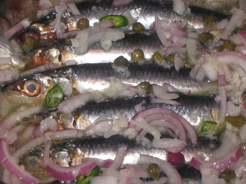 Sardine la cuptor