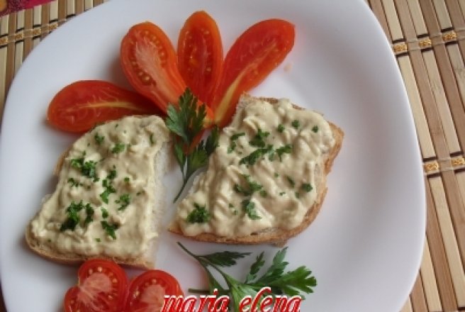 Salata de vinete cu coaja alba, cu maioneza