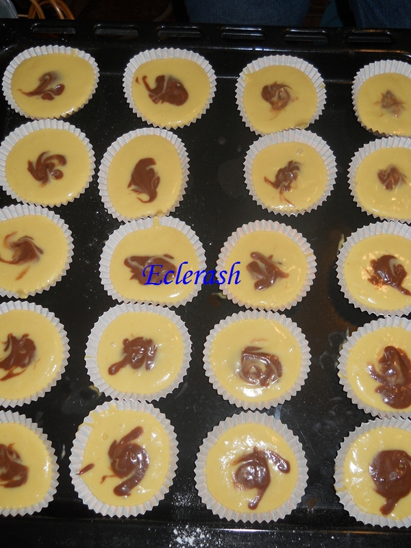 Muffins bicolore