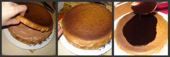 TORT CU CREMA DE CIOCOLATA, ROM SI TRUFE