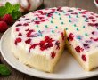 Tort de ciocolata alba si zmeura-5