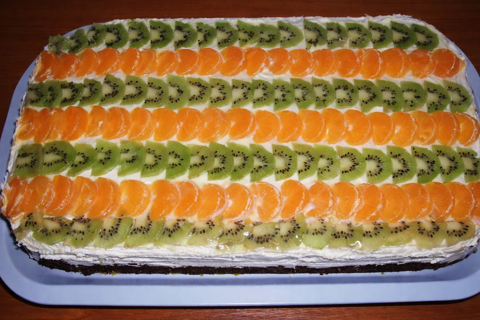 Prajitura diplomat cu fructe