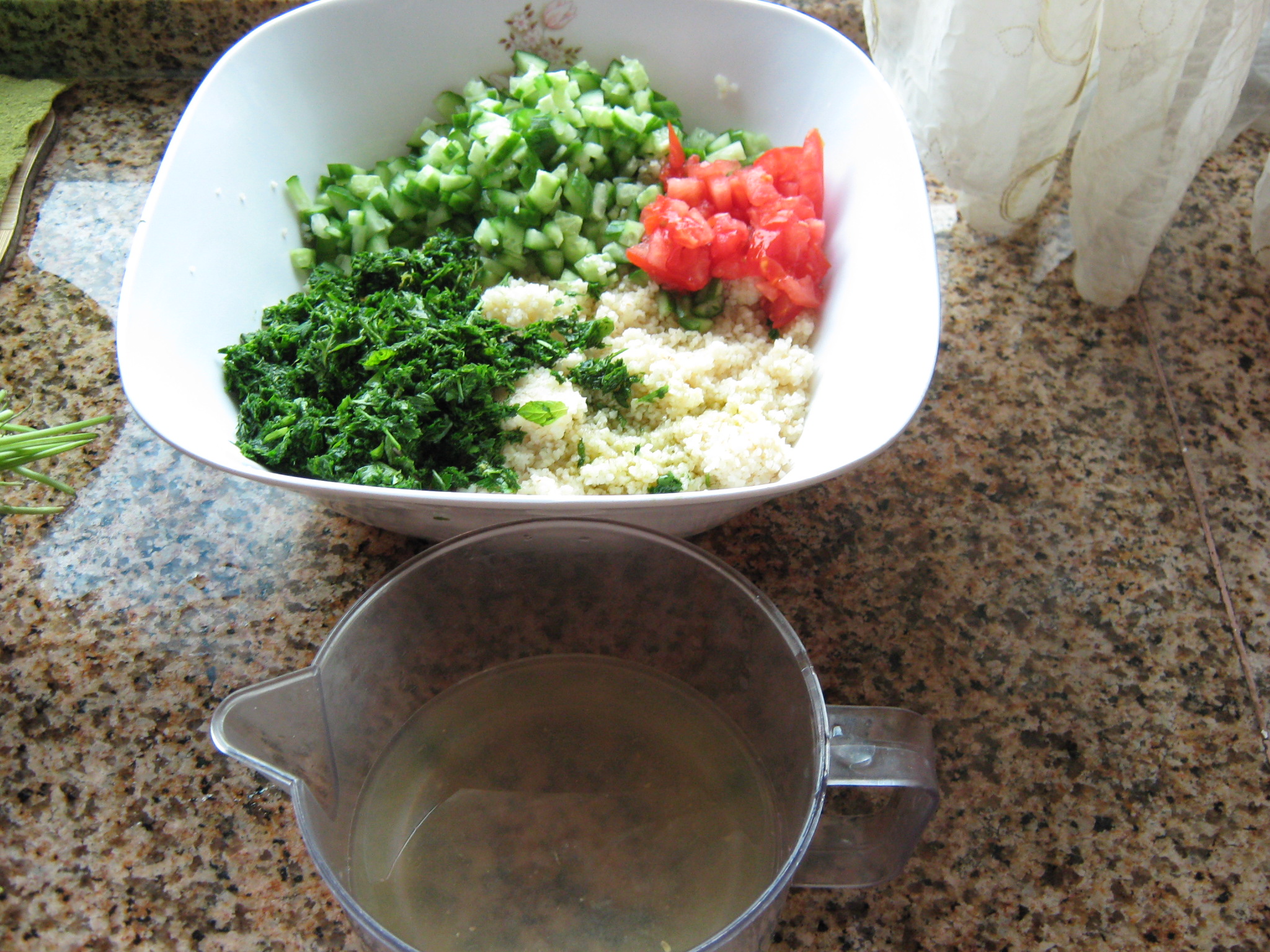 Tabouleh- Salata de grau sfaramat( de post)