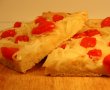 Focaccia cu ceapa si rosii (de post)-1