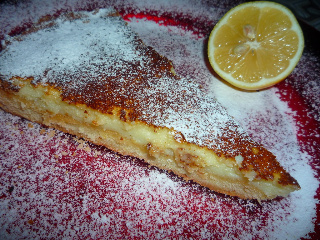 Tarta lemon limoncello