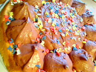 Tortulet cu crema de ciocolata
