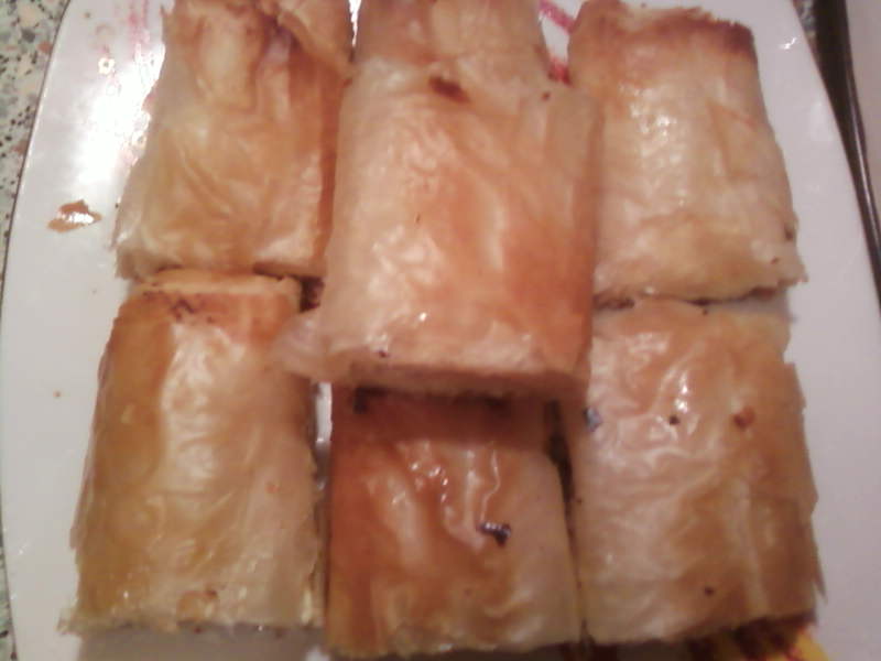 Strudel cu branza dulce