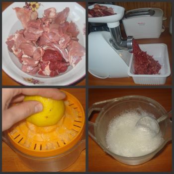 Pasta de mititei facuta in casa