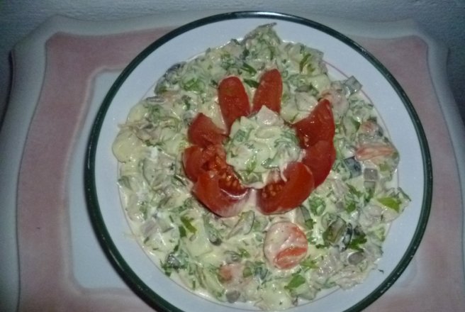 Salata de pui cu ciuperci