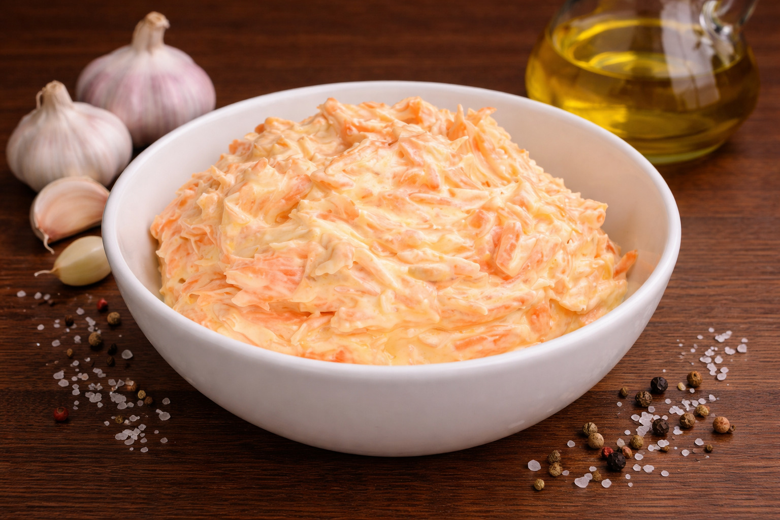 Salata turceasca cu morcovi si iaurt