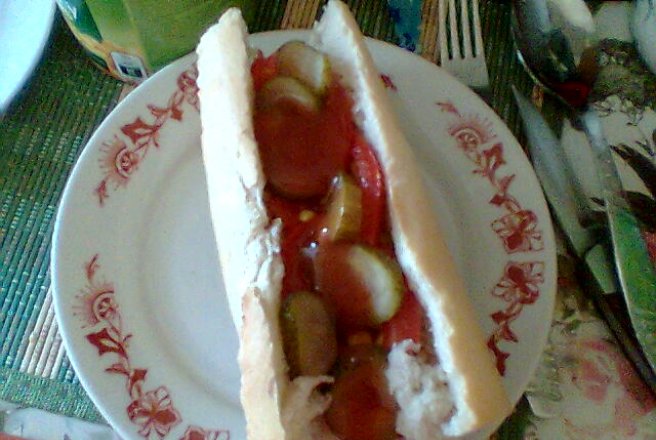 Hot dog de casa