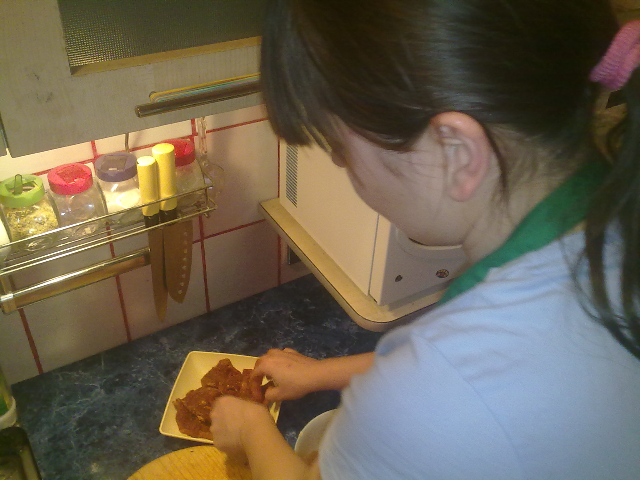 Orez cu legume si gratar din carne de porc