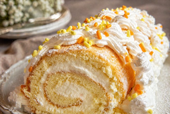 Rulada cu crema de lamaie