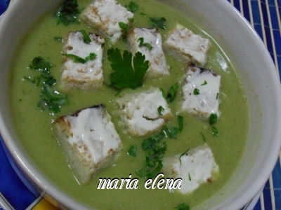 Supa crema de brocolli.