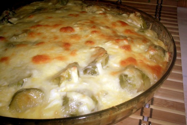 Varza de Bruxelles gratinata