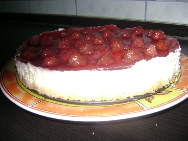 Cheesecake cu zmeura