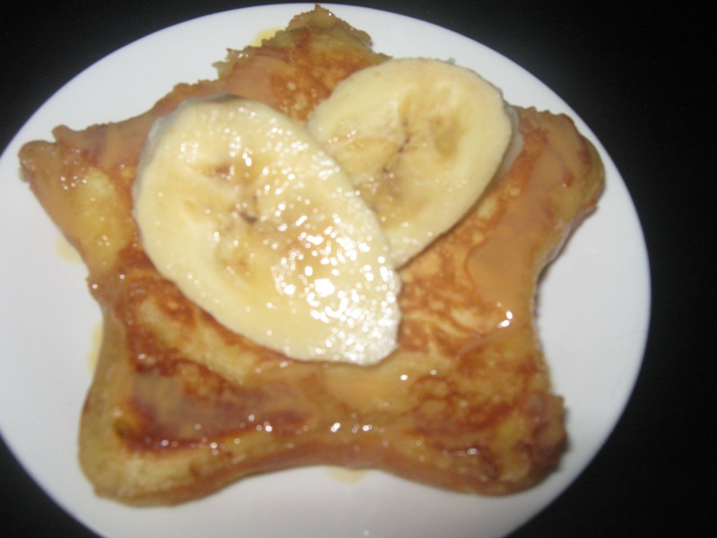 Stelele de dimineata (pancake cu banane)