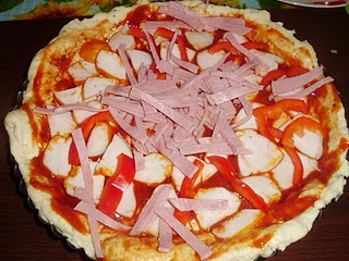 Pizza cu pui