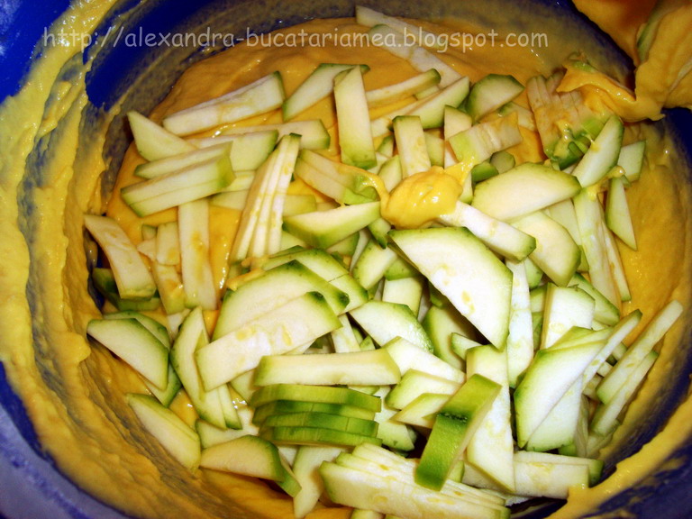 Tartă aperitiv cu zucchini