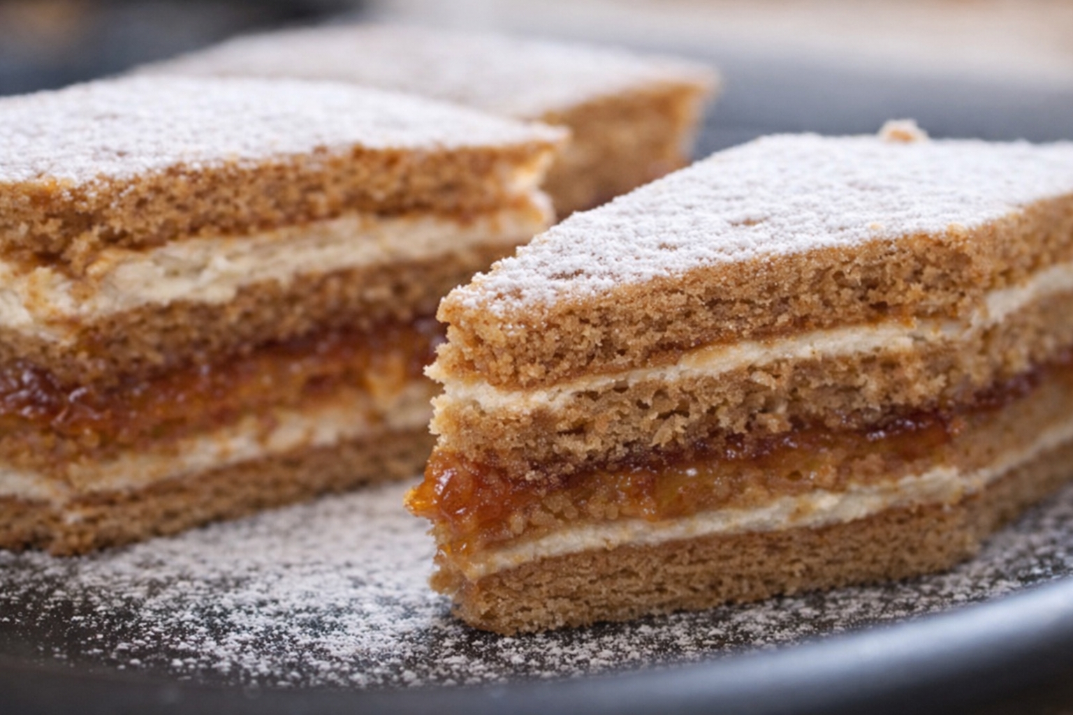 Prăjitură cu foi cu miere de albine