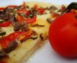 Focaccia cu carne si rosii cherry-2