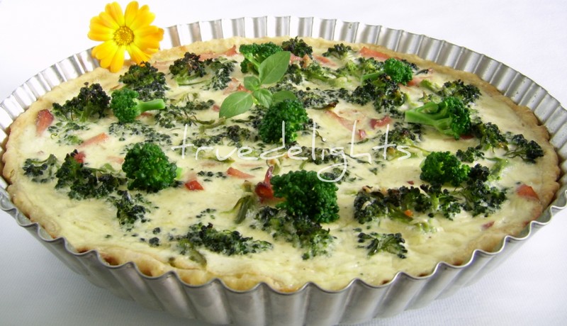 Quiche cu broccoli