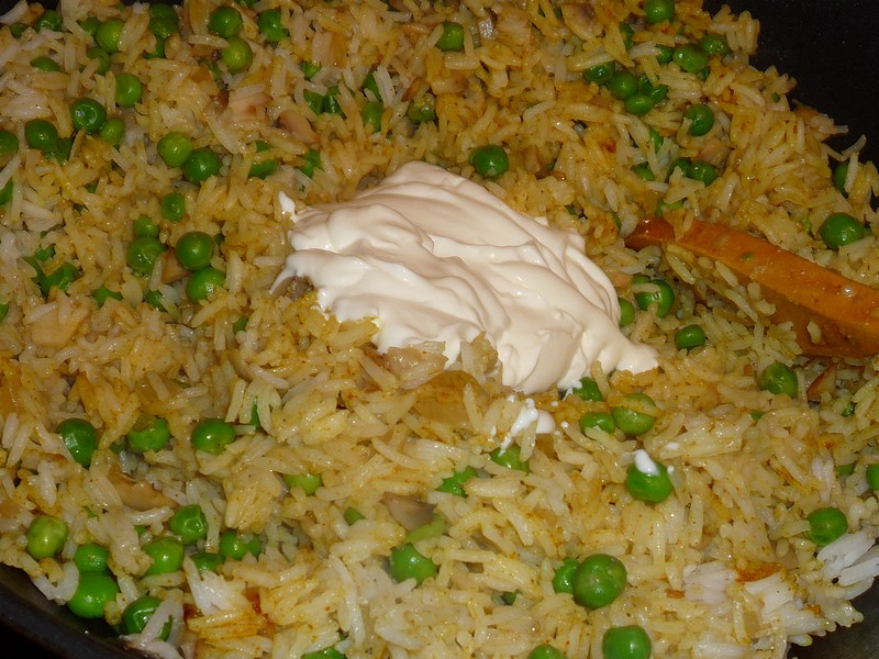 Kedgeree cu somon afumat