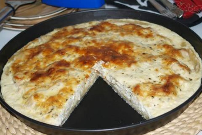 Tarta cu piept de pui