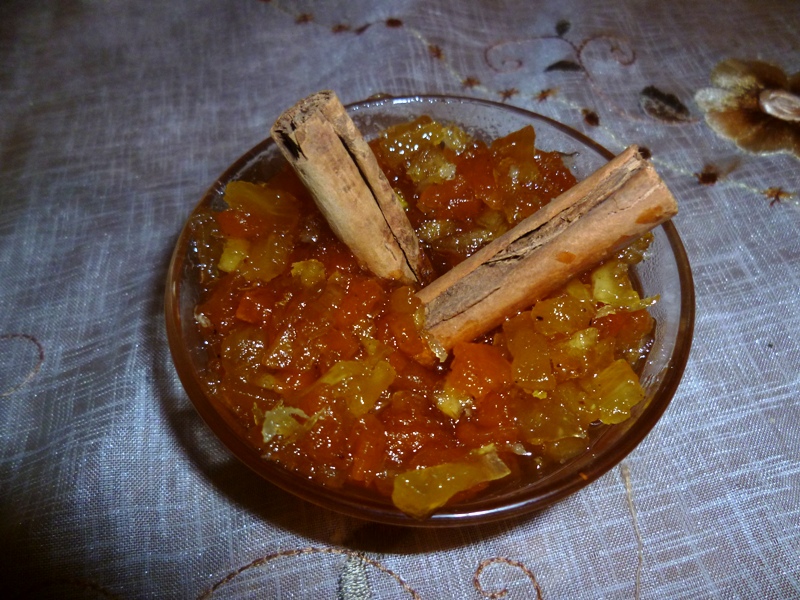 Dulceata de pepene galben, ananas si mar