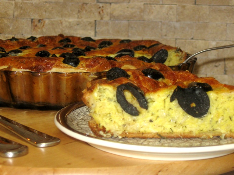 Tarta mediteraneeana cu branza si masline by Ruxy