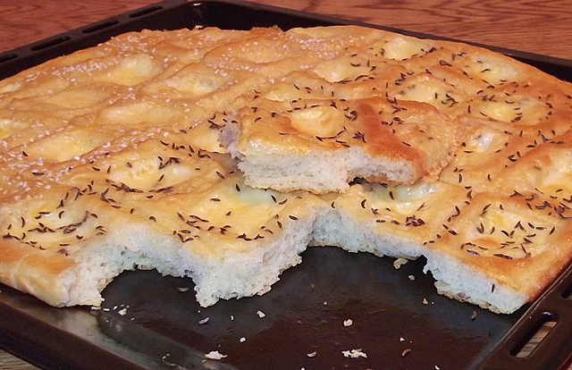 Focaccia cu cascaval