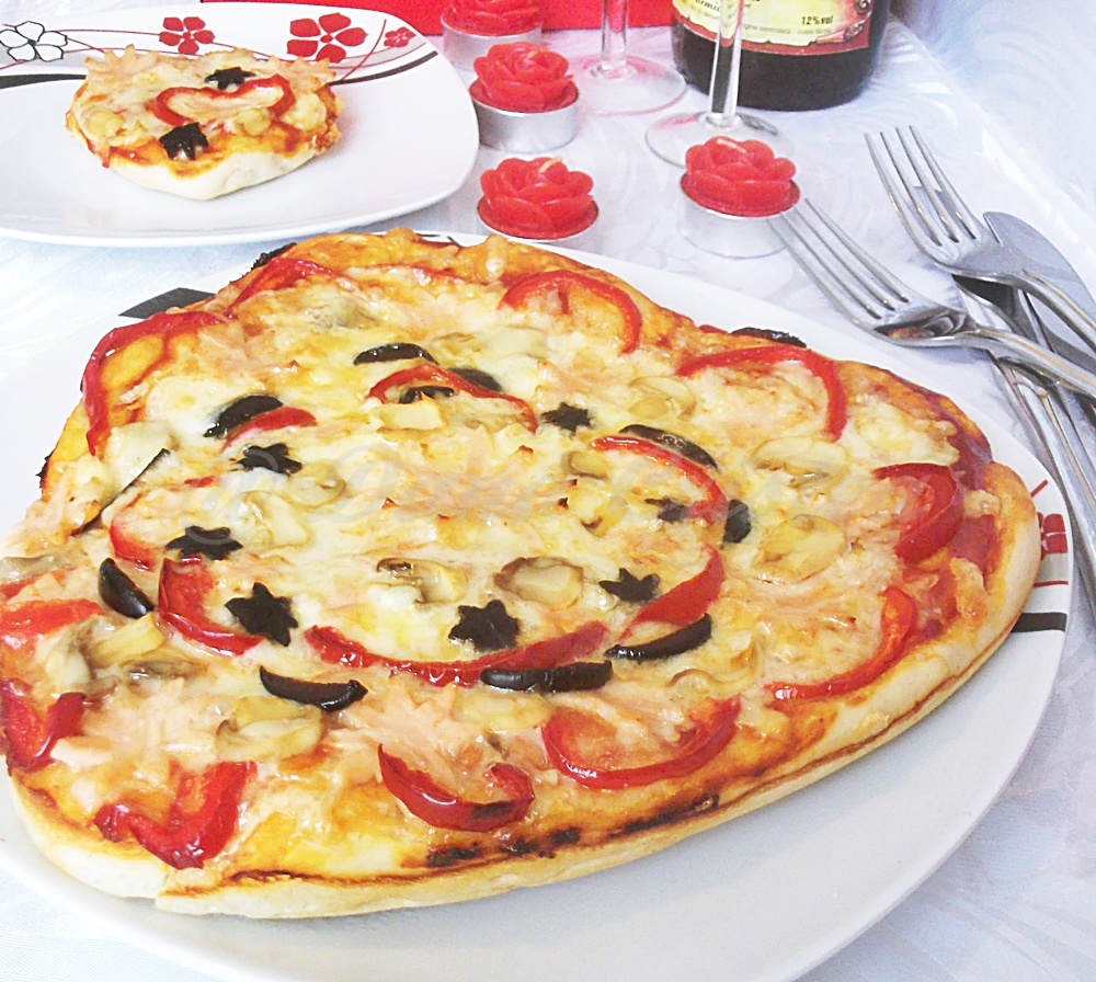 Pizza Love pentru Valentine's Day - Reteta nr. 600