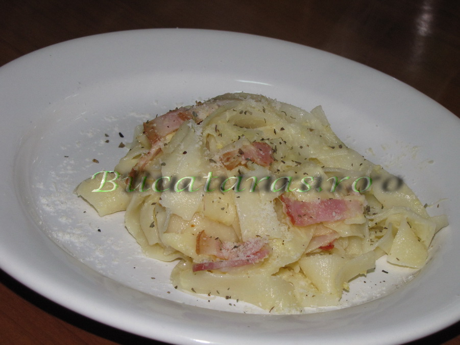 Tagliatelle carbonara