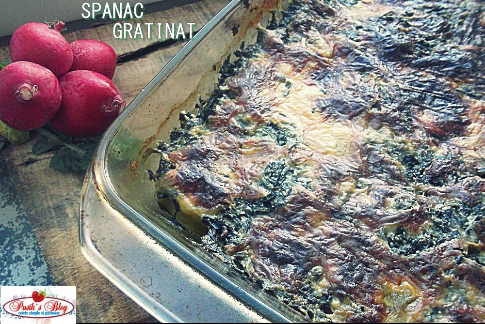 Spanac gratinat