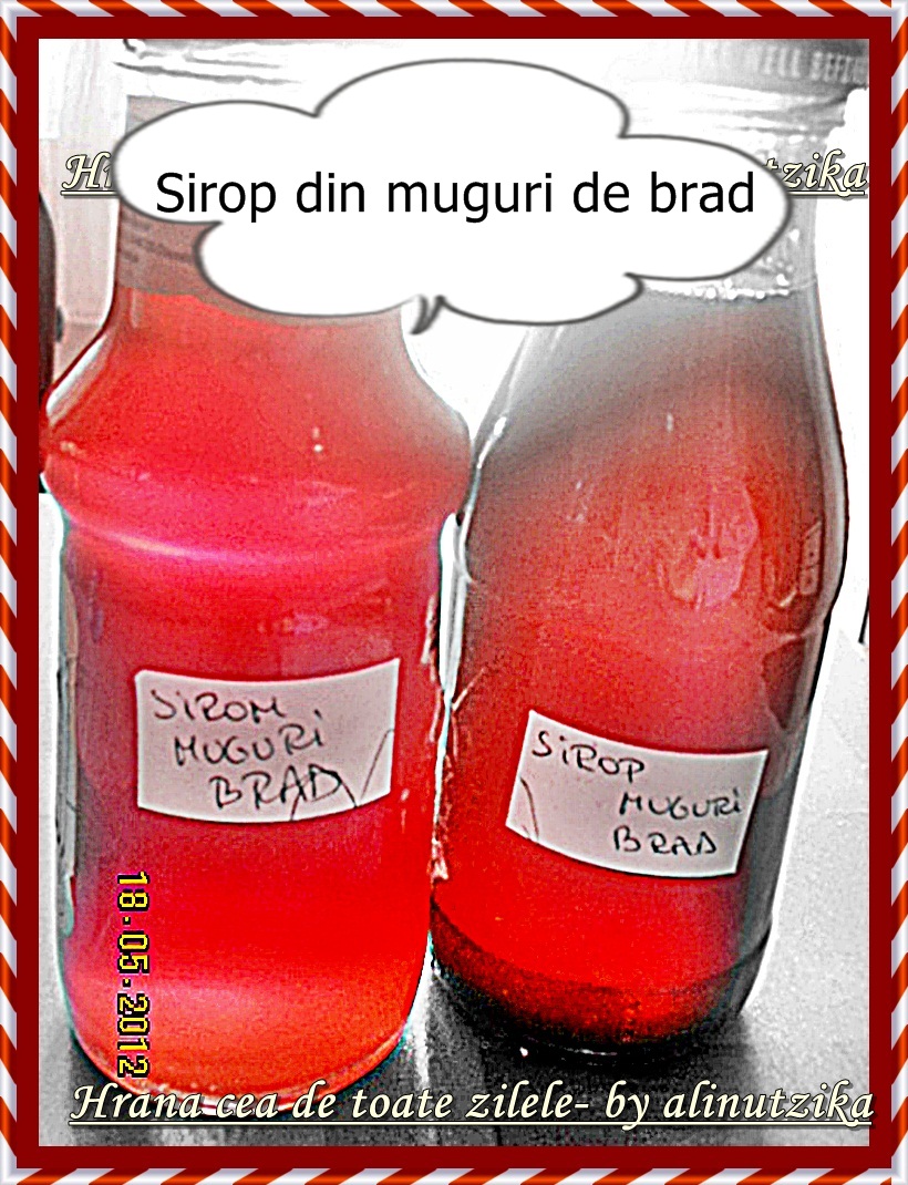 Sirop din muguri de brad