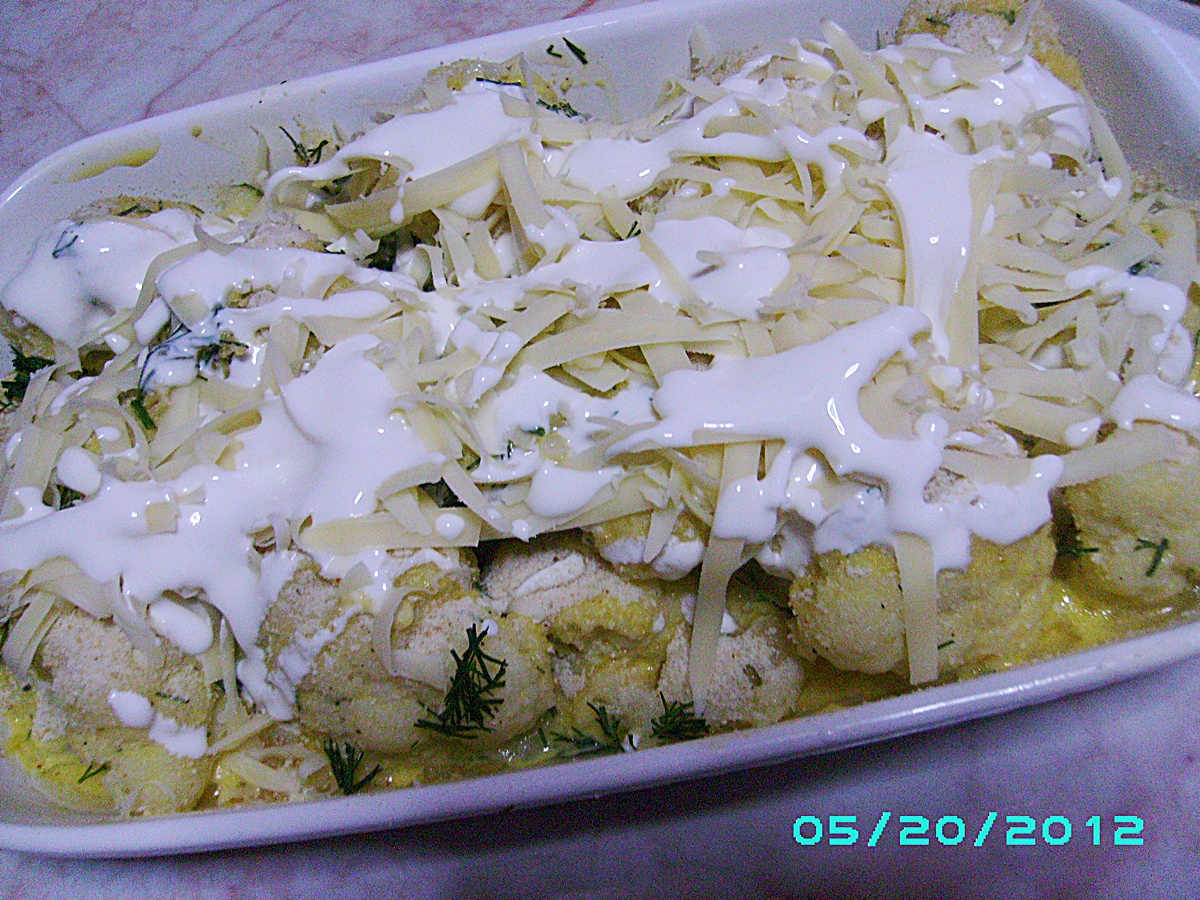 Conopidă gratinată