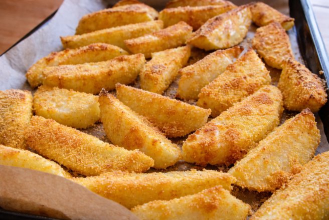 Garnitura de cartofi crocanti la cuptor