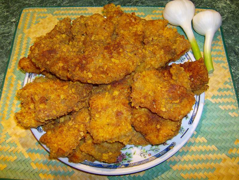 Piept de pui crocant