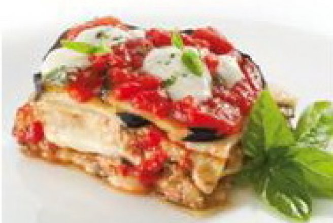 Lasagna cu mozzarella si vinete