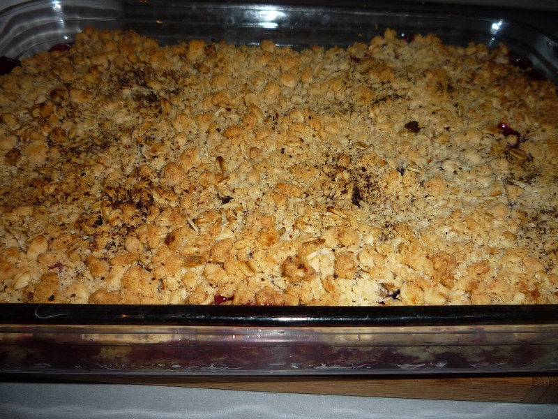 Crumble cu prune