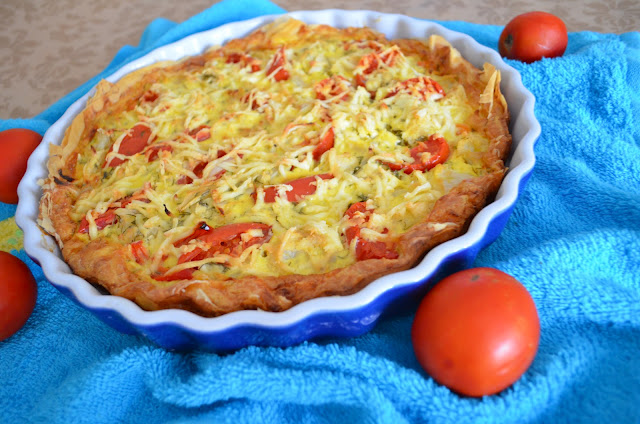 Quiche cu conopida