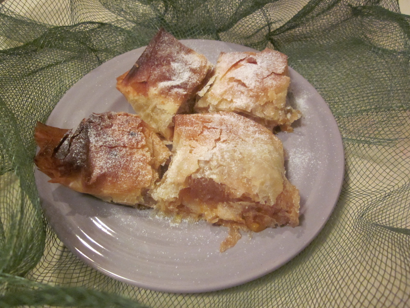 Strudel cu mere si dovleac