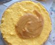 Tort cu dulceata de capsuni, budinca de  vanilie si crema de caramel:)-3