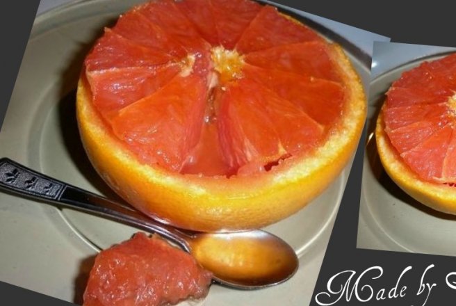 Grapefruit cu miere si menta