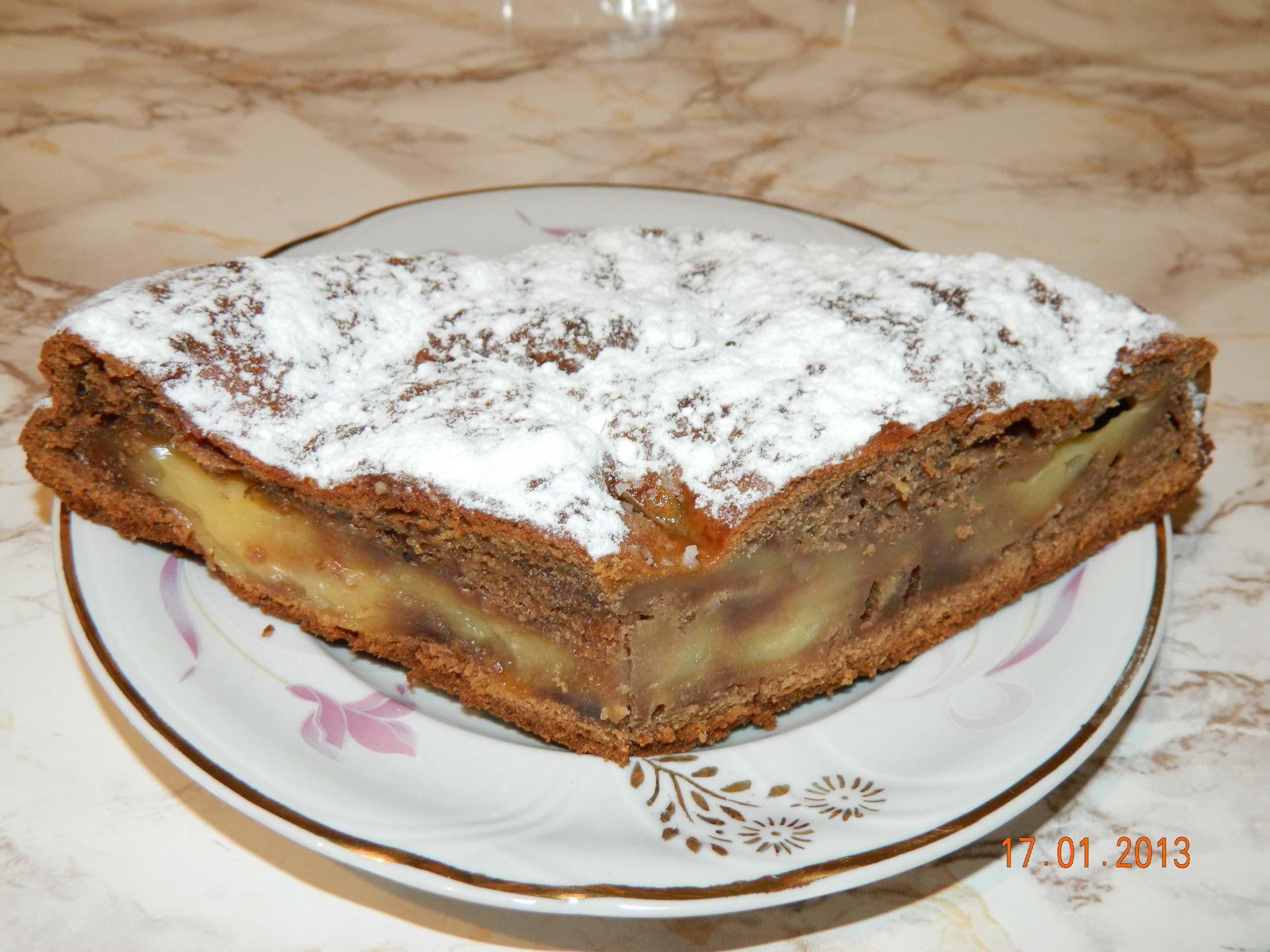 Tarta cu crema de vanilie